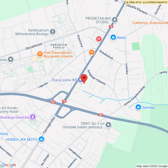 Lokalizacja Lexus Gliwice