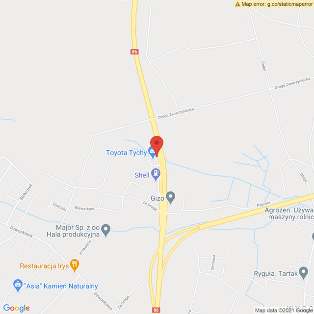 Lokalizacja Toyota Tychy